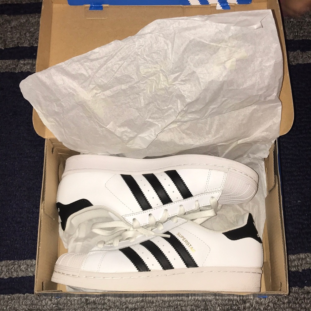 White Adidas shoes